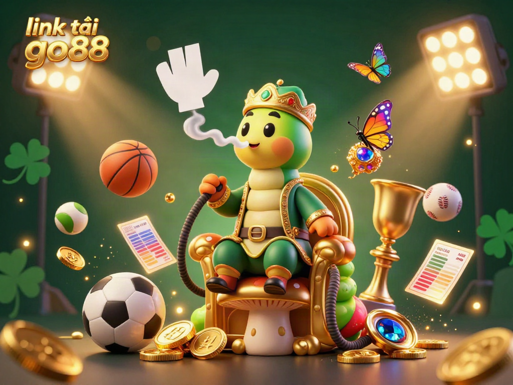 Play and download link tải go88 on mobile devices, featuring vibrant gaming action and characters.
