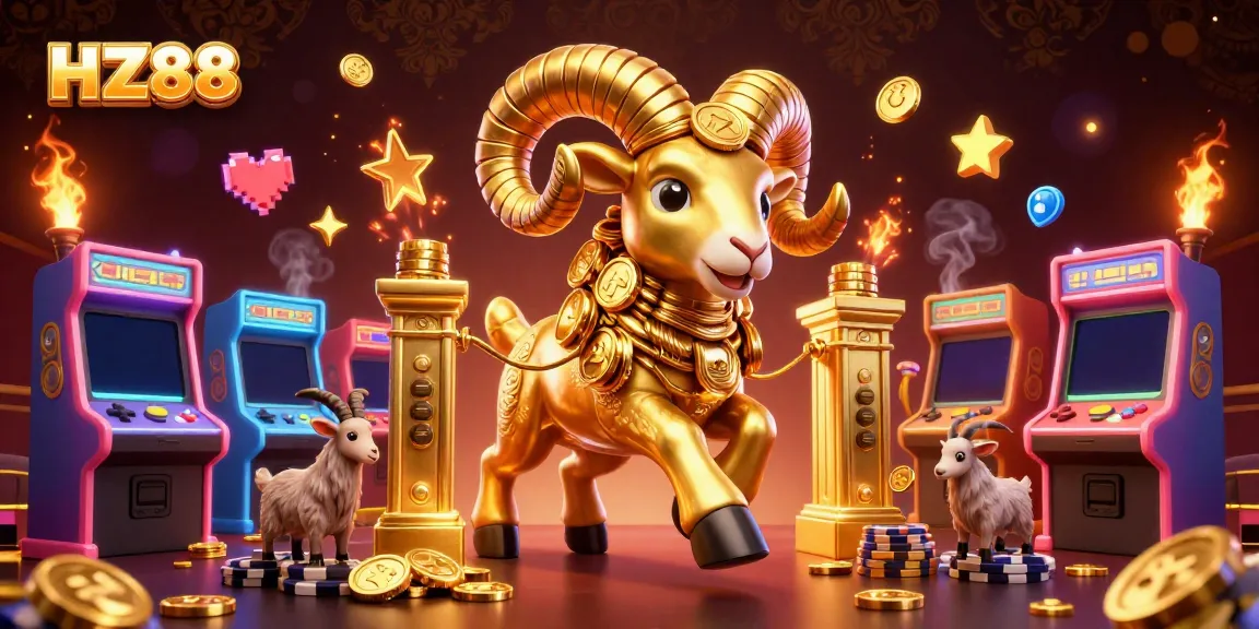 Experience winning thrills at HZ88 with vibrant casino gaming elements and dynamic 3D characters.