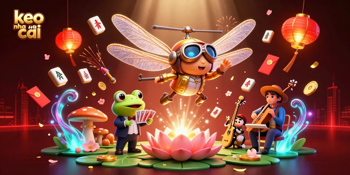 Engage with keo nha cai's vibrant casino experience featuring a croupier and musicians in a dynamic 3D scene.