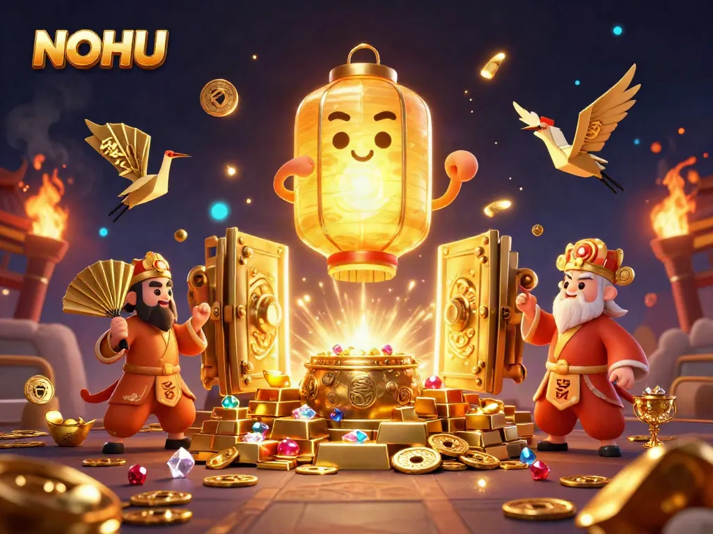 Experience thrilling gameplay at NOHU with vibrant casino elements and enriching icons.