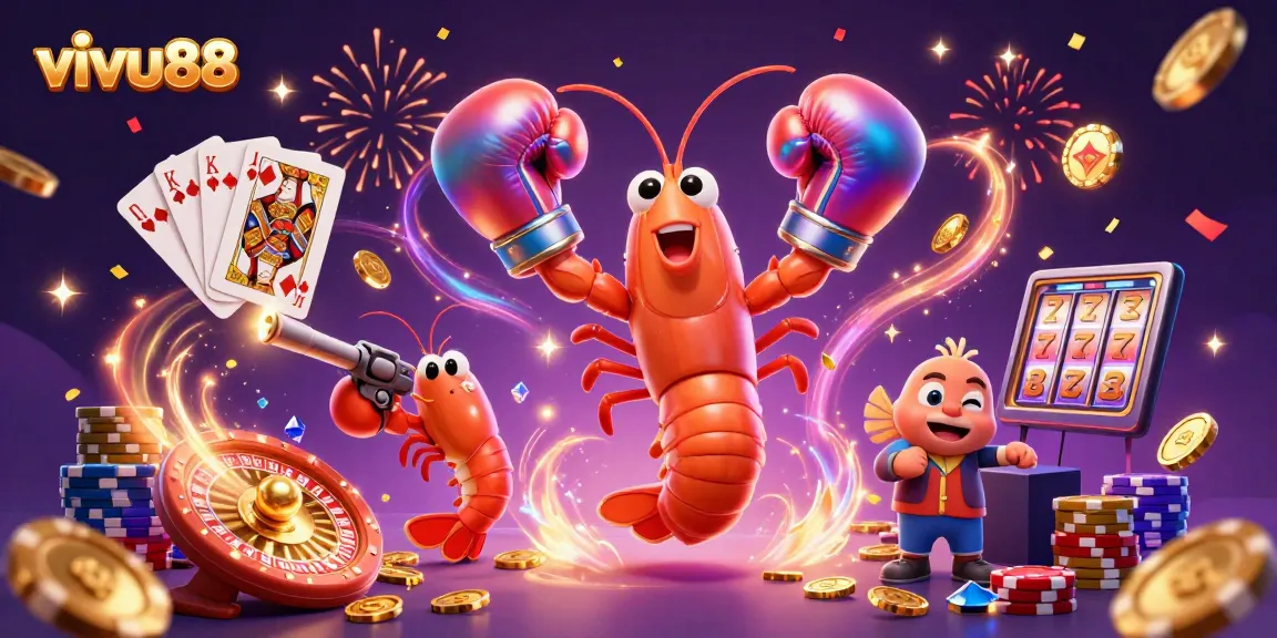 Experience the thrill of vivu88 casino with vibrant games and animated characters.