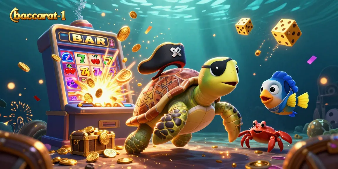 Experience the excitement of baccarat-1 with a vibrant underwater casino scene featuring thrilling game elements.