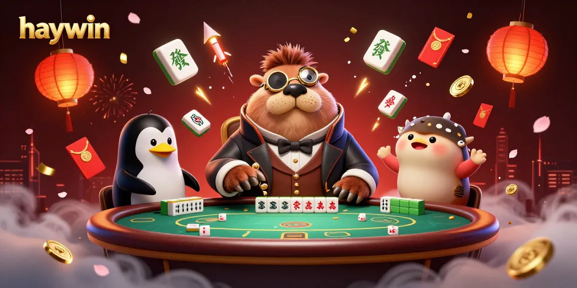 Experience the excitement of haywin with a jolly walrus in a poker scene, highlighted by dynamic casino elements.