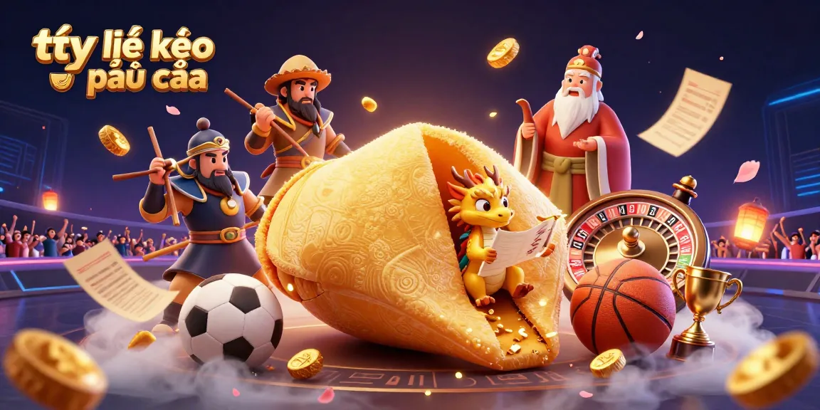 Engaging illustration displaying tỷ lệ kèo nhà cái with sports-themed characters and dynamic betting elements.