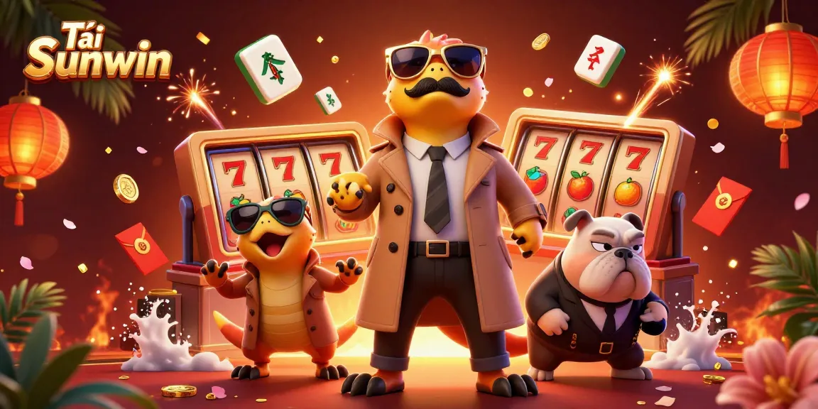 Tải Sunwin and explore a vibrant casino atmosphere with raptors in disguise and dynamic gambling elements.