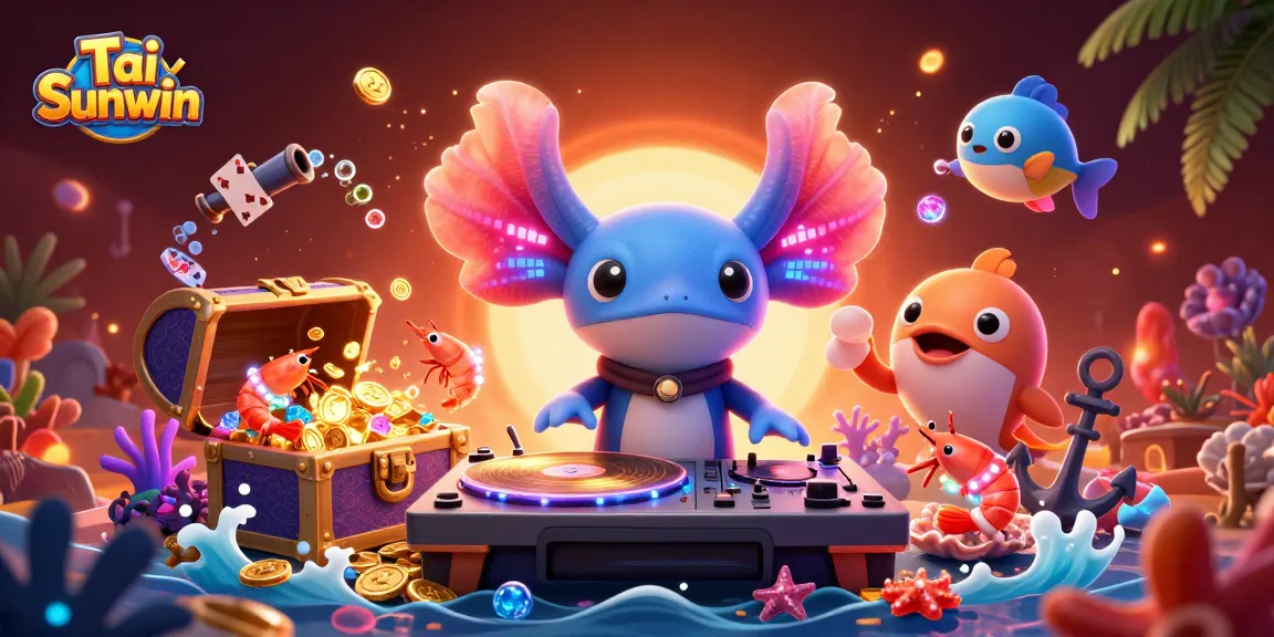 Tải Sunwin and experience thrilling underwater gaming excitement with vibrant creatures and treasures