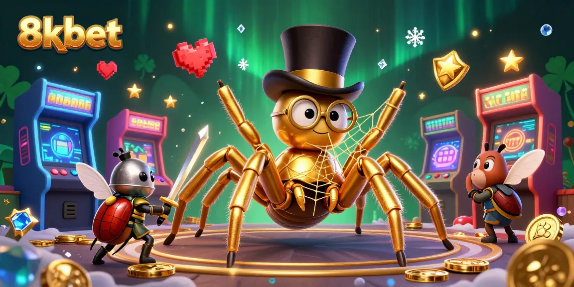 Experience the exciting thrill of 8xbet with a vibrant 3D casino illustration.