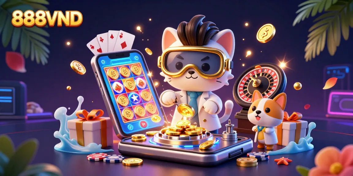 Experience thrilling gameplay with 888VND as the mad scientist creates riches from a gold-coin machine.