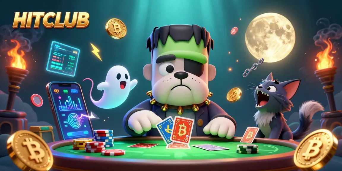 Experience the thrilling HITCLUB atmosphere with fantastic characters and crypto action at the casino.
