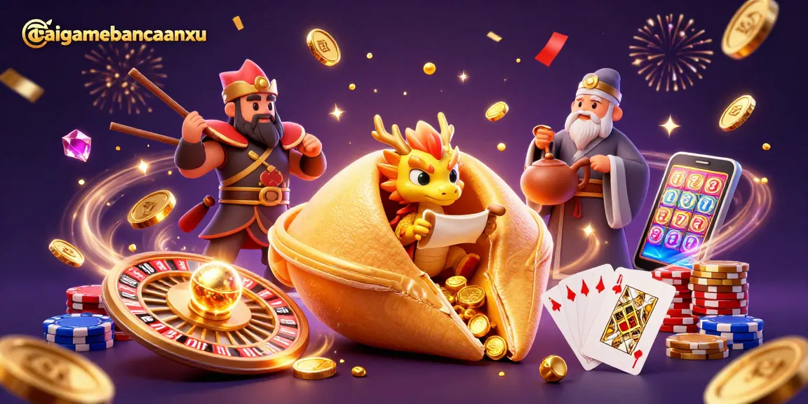 Join the adventure with taigamebancaanxu, where fortunes await in this magical casino realm.