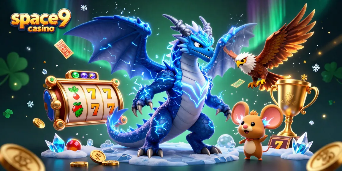 Engage with space9 casino's thrilling slot experience featuring exciting gaming characters.