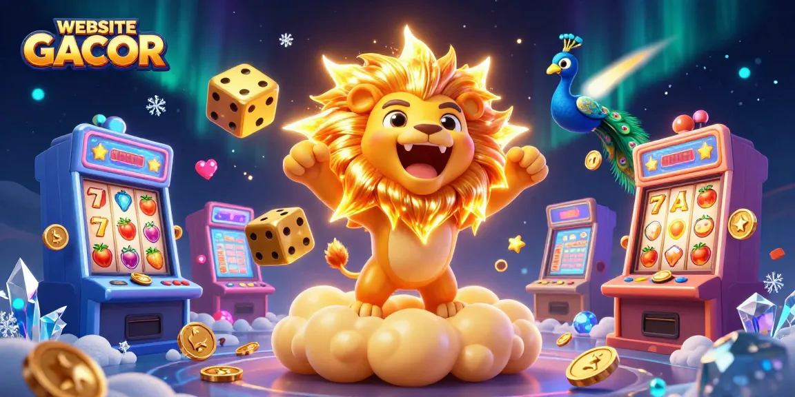 Experience the excitement of WEBSITE GACOR with dynamic slots and vibrant casino elements.